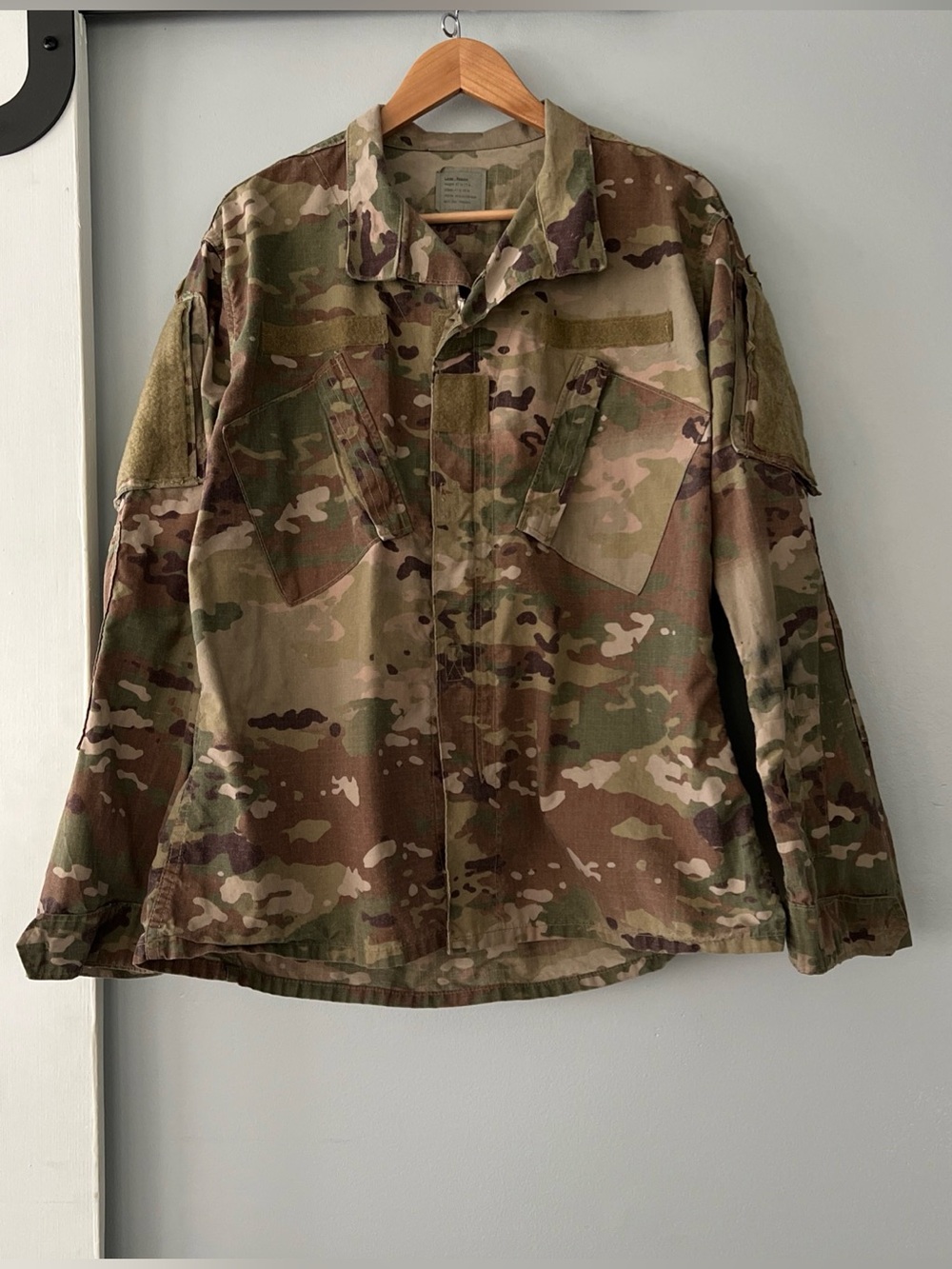 Large Regular US Army OCP Combat Uniform Coat Jacket Top Camo Flame Resistant
